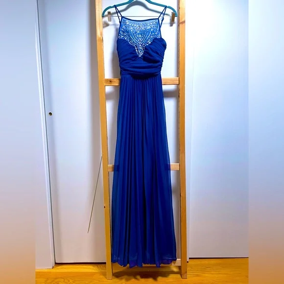 B Darlin | Dresses | Nwt B Darlin Navy Blue Long Prom Dress | Poshmark